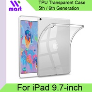 9.7-inch Apple iPad Transparent Case Soft / Back Cover for iPad 5 (2017) and iPad 6 (2018)