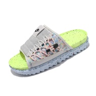Nike 拖鞋 Asuna Crater Slide 灰 螢光 男女鞋 回收材質 涼拖鞋 ACS DJ4629-001