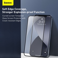 Baseus 0.23mm iPhone 12 Mini / iP 12/ iPhone 12 Pro Max curved tempered glass (crack-resistant edge) 2020 (2pcs) Black