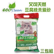 ├ECO-艾可┤豆腐綠茶貓砂7L(3包組)