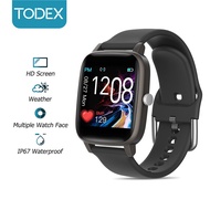 Todex ดูสมาร์ท v98l หน้าจอ HD IP67 กันน้ำทุกสภาพอากาศแสดงชีวิตยาวการตรวจสอบสุขภาพแฟชั่นสายรัดข้อมือสำหรับ Apple / Android