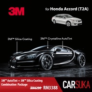 [3M Sedan Gold Package] 3M Autofilm Tint and 3M Silica Glass Coating for Honda Accord (T2A), year 2013 - 2019 (Deposit Only)