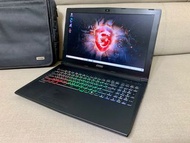 MSI電競筆電i7-7700HQ,GTX1050Ti-4G,16G Ram,128G SSD+1TB