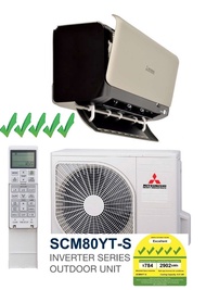 FREE $100 SERVICING VOUCHER : Mitsubishi [Diamond Series] System 4 Air Conditioner SCM80YT-S x 1 and SRK25YT - x 3 +SRK71YT- x 1 + FREE Installation + FREE Delivery + Dismantle &amp; Disposal Old Air-Con Unit