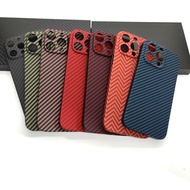 สำหรับ Iphone Case 12 13Pro Max คาร์บอนไฟเบอร์บริสุทธิ์สำหรับ Iphone 13 Mini 13 12 Pro โทรศัพท์ Case กล้องคุ้มครองสีฟ้าสีเขียวปกกรณี