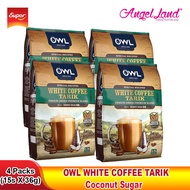 OWL WHITE COFFEE TARIK (36g x 15s) -Original/Hazelnut/Coconut Sugar/Less Sugar (4packs)