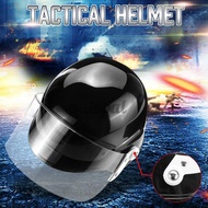 Tactical Anti-riot Helmets Airsoft Paintball Bulletproof Transparent Mask