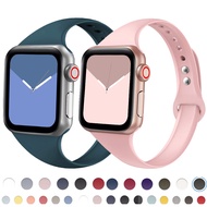 สายสำหรับApple Watch,สายสำหรับApple Watch 5 4 3 2 I Watch Bandขนาด42มม. Correaขนาด38มม. 44มม. 40มม. สายนาฬิกาซิลิโคน