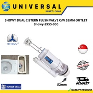[SG SHOP SELLER] SHOWY DUAL CISTERN FLUSH VALVE C/W 52MM OUTLET Showy-2955-000