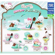 大賀屋 日貨 轉蛋 三麗鷗 薄荷巧克力 公仔 扭蛋 雙子星 大耳狗 帕恰狗 HELLO KITTY 公仔 L00011902