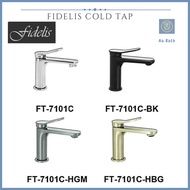 [PUB APPROVED] Fidelis Colour Faucet New Series Gun Metal Basin Tap / Gold Basin Tap