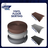 CK PVC Vinyl Floor Skirting, Floor Closing Strips, Floor Shut Strips, Side Bar Side Skirting (Meter)