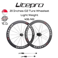 [OOTD_SG]  Litepro 20 inch Folding Bike Wheel set 451/ 406.