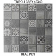 Keramik Kasar 40x40 Tripoli Grey