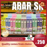 Artery Abar SK 2000 1500Puffs 1000mah 6ml Abar Vape Vfeel Disposable Fruit Cartridge pods juice
