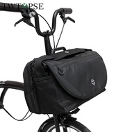 TWTOPSE British Flag S Bag For Brompton Folding Bike Waterproof Bicycle Pannier Luggage Basket Rainproof Cover S Bags For 3SIXTY PIKES Cycling Toolkit Bag Basket