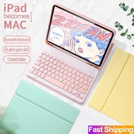 Ready Stock Casetify iKey For iPad Pro 11 2018 2020 Air 4 4th gen 10.9 Air 3 10.5 6th gen 5th gen 9.7 9th 8th gen 7th gen 10.2 inch Removable Magnetic Wireless Bluetooth Keyboard Mouse Case Protection Leather Macbook Silicone Cover with Pen Slot