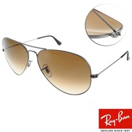 【RayBan 雷朋】全球熱銷經典飛行款 太陽眼鏡(銀#RB3025 00451 -58mm)