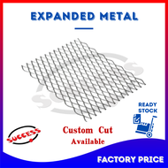 SUCCESS Mild Steel Expanded Metal Mesh Diamond Shape Wire Net BBQ Grill Mesh Jaring Besi 菱形钢网 DIY Custom Size