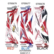 WAVE DASH 110 V1 DASH110 V1 HONDA STICKER BODY COVER SET DOTOMOMO