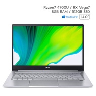 Acer | SWIFT 3 สี Silver รุ่น SF314-42-R5H1 (14-inch/Ryzen 7 4700U/RAM8GB/AMD Radeon/512GB SSD/WIN10))