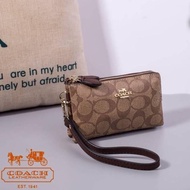 กระเป๋าสตางค์coach ขนาด6นิ้ว ใบสั้น2ซิป