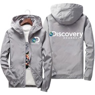 ใหม่ Discovery ช่องลวดลายทางภูมิศาสตร์เสื้อแจ็คเก็ตพิมพ์ลาย Mens Expedition Scholar เสื้อกลางแจ้งเสื้อผ้าเสื้อกันลม