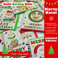 10 Small Christmas Greeting Cards. Hampers. Christmas Gift. Christmas Card.