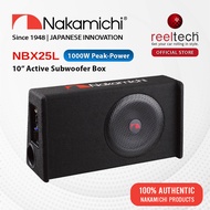 Nakamichi NBX25L - 10" Active Subwoofer Box | Car Subwoofer Box | Subwoofer Box Kereta | Woofer