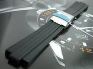 【錶帶家】Oris 豪利時 TT1 機械錶完全代用F1胎紋頂級矽膠錶帶非劣質膠帶另有 TT2