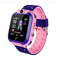 Watch Clocks Phone Watch, Kids Watch, GPS Smart Positioning Watch,Waterproof Kids Smart Watch Blue,Colour Name:Pink