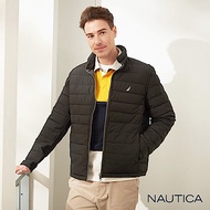 Nautica雙面穿彈性科技羽絨外套-深灰