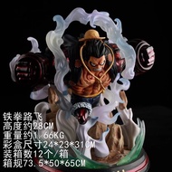 Anime One Piece GK Iron Fist Luffy Statue Figure-Figure Figure Ornaments