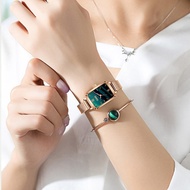 COD TOKO212 - Gaiety Jam Tangan Quartz Casual Ultra Tipis Warna Rose Gold Bahan Steel Untuk Wanita