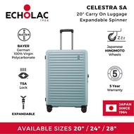 Echolac Celestra SA 20" Carry On Luggage Expandable Spinner