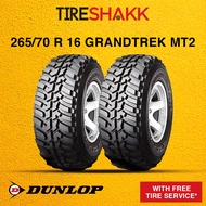 2 Dunlop 265/70 R 16 Grandtrek MT2 SUV/4x4 Tires