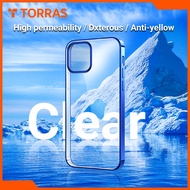 TORRAS iPhone 12 Case iPhone 12 Pro Case [10X Anti-Yellowing] [Original Cover] [Liquid Crystal] Slim Fit Ultra-Thin Shockproof Flexible TPU Phone Case for iPhone 12 iPhone 12 Pro[Crystal Clear]