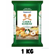 Twin Chakra Flour 1kg / Flour Bread And Noodles 1 Kg