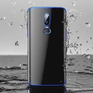 Soft Clear Plating Phone Case for OnePlus 5T 6 6T Oneplus5T Oneplus6T Oneplus5 Oneplus6 T Silicone Ultrathin Original Back Cover