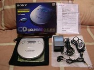 SONY CD 隨身聽 D-EJ815 ((有盒有書完整))