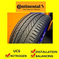 Continental UltraContact UC6 tyre tayar tire(With Installation) 195/55R15 185/55R16 195/55R16 195/50R16 205/55R16 205/50R16 215/55R16 205/60R16 215/60R16 215/45R17 225/45R17 205/50R17 215/50R17 225/50R17 215/55R17 225/55R17