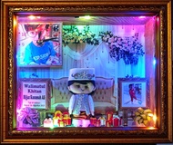 Kado khitan sunat kemas frame kaca jam aktif