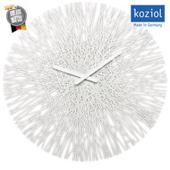 KOZIOL - 德國製造創意家品系列 掛牆鐘 絲綢 白