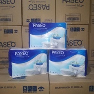 Paseo Bathroom Roll 3 ply 12 rolls 300 sheets tissue paseo toilet
