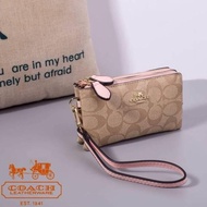 กระเป๋าสตางค์coach ขนาด6นิ้ว ใบสั้น2ซิป