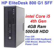 Used PC HP EliteDesk Desktop HP Core i5 CPU HP ProDesk 600 G2 PC Acer Veriton with 20 inch HP LED Monitor Full set Computer Keyboard Mouse Wifi