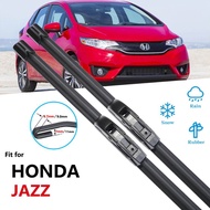 for Honda Fit Jazz Shuttle 2002~2019 GE6~GE9 Gk5 Wiper Blade Car Accessories Stickers Windshield Wipers 2008 2015 2016 2017 2018