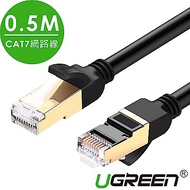 綠聯 CAT7網路線 STP版 黑色 0.5M