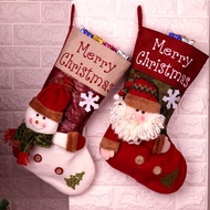 New Christmas Socks Gift Bag Christmas Decoration Gift Santa Snowman Socks Christmas Gift Christmas Sit Decoration