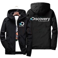 New Discovery Channel National Geographic Printing Jacket Mens Survey Expedition Scholar Top Jacket Outdoor Clothing Windbreaker
